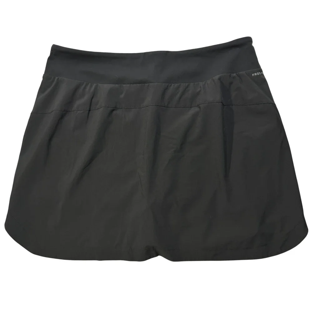 Free Fly Breeze Active Skort Women XL Black Long Athletic Golf‎ Tennis 7625